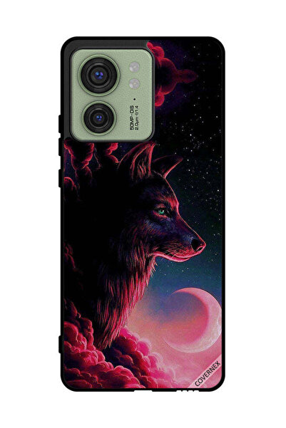 Covernex غطاء حماية لهاتف موتورولا إيدج 40 - تصميم فن الذئب