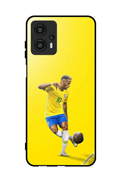 Covernex غطاء حماية لهاتف موتورولا موتو جي 13 نيمار مع كرة قدم