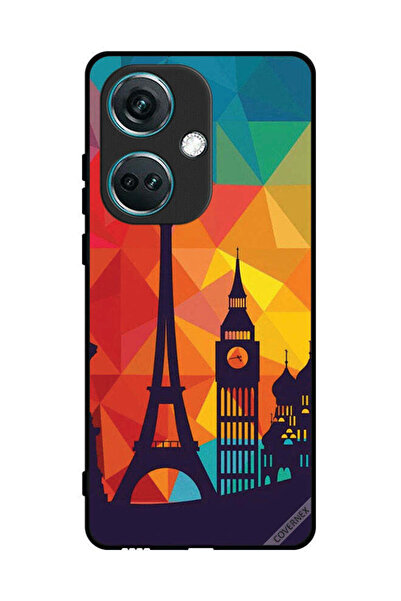 Covernex غطاء حماية لهاتف OnePlus Nord CE3 بنمط باريس الملون