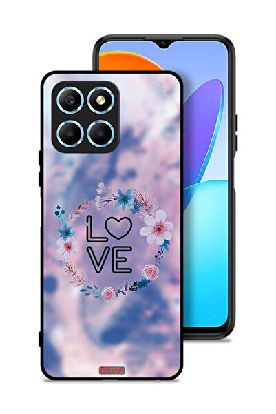 Tolwak غطاء حماية لهاتف Honor X6 - خاتم بتصميم زهور الحب