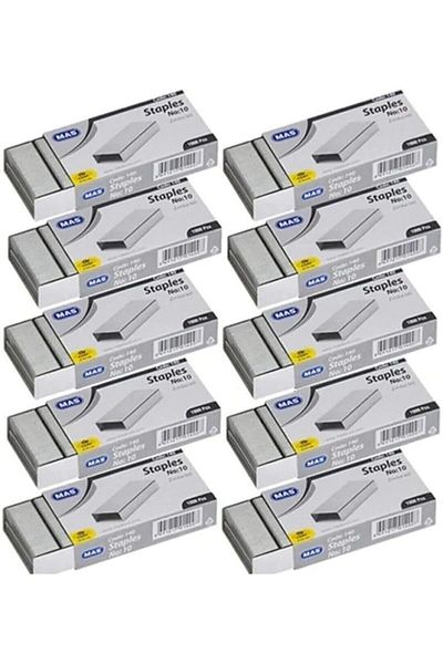 Mena Rise Şirinshop Staple No:10 White 140 Set of 10 1108107