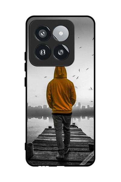 Covernex غطاء حماية لهاتف شاومي 14 برو - فتى حزين يمشي