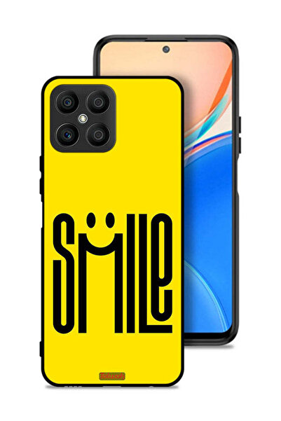 Tolwak Honor X8 4G Protective Case Cover Smile Art