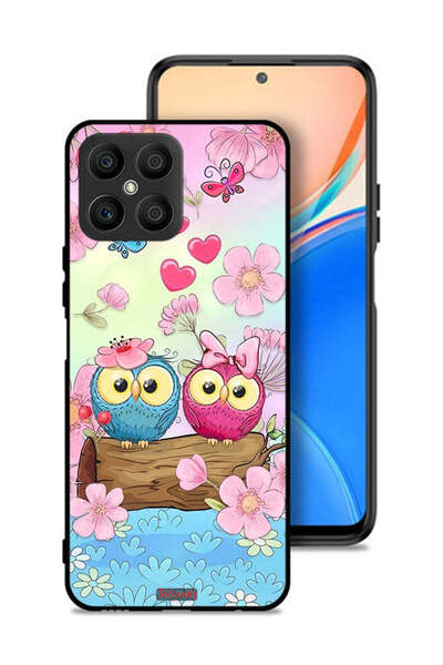 Tolwak غطاء حماية لهاتف Honor X8 4G برسومات بومة لطيفة