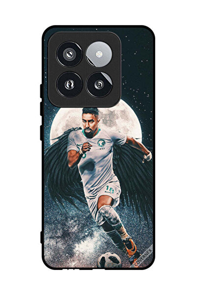 Covernex غطاء حماية لهاتف شاومي 14 برو - سالم الدوسري يحمل كرة قدم