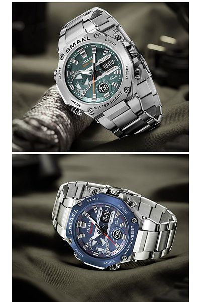 SMAEL 8097 Casual Design Metal Sports Men's Wristwatch