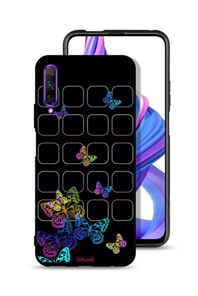Tolwak Honor 9X Pro Protective Case Cover Colorful Butterflies