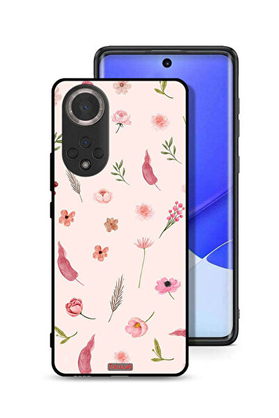 Tolwak غطاء حماية لهاتف Honor 50 بنقشة أوراق وورود