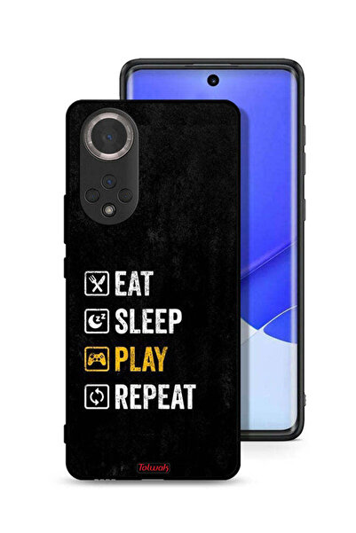 Tolwak غطاء حماية لهاتف Honor 50، تناول الطعام، النوم، اللعب، التكرار