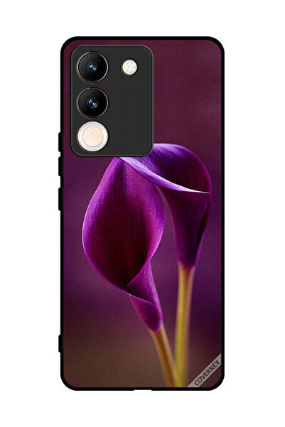 Covernex غطاء حماية لهاتف فيفو Y200 - زهرتان جميلتان