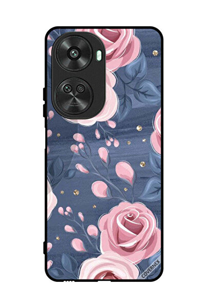 Covernex غطاء حماية لهاتف هواوي نوفا 11 إس إي بنقشة الورود والأوراق