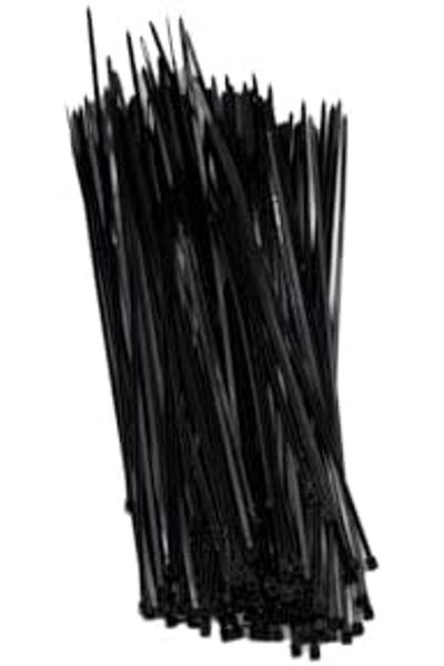 Mena Rise Diyar-Ifırsatshop 2,5X100 Black Cable Tie & Plastic Clamp & Velcro Clamp 100 Pieces