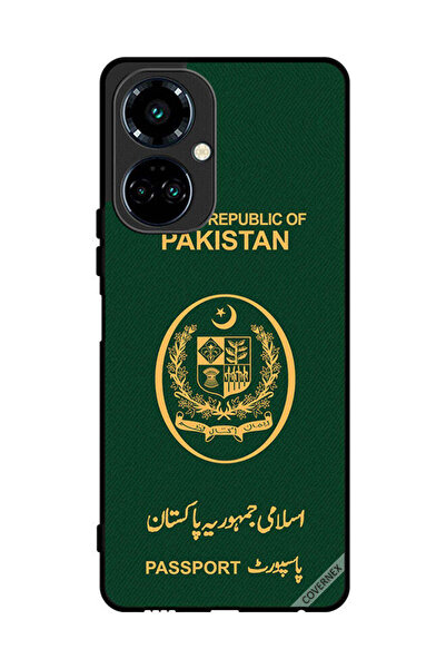 Covernex غطاء حماية لهاتف تكنو كامون 19 برو بنمط جواز سفر باكستاني