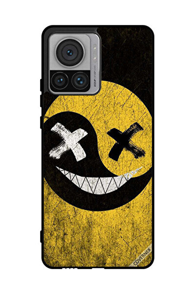 Covernex غطاء حماية لهاتف موتورولا موتو X30 برو برسومات وجه مارشميلو