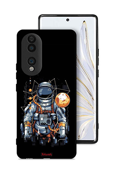 Tolwak غطاء حماية لهاتف Honor 70 بتصميم رائد فضاء تجريدي