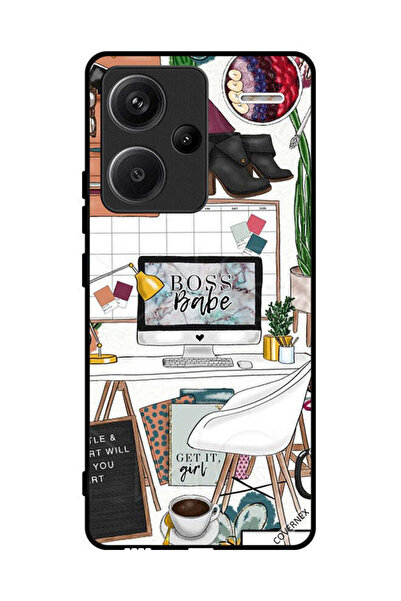 Covernex غطاء حماية لهاتف شاومي ريدمي نوت 13 برو بلس - مشبك فني من Boss Babe