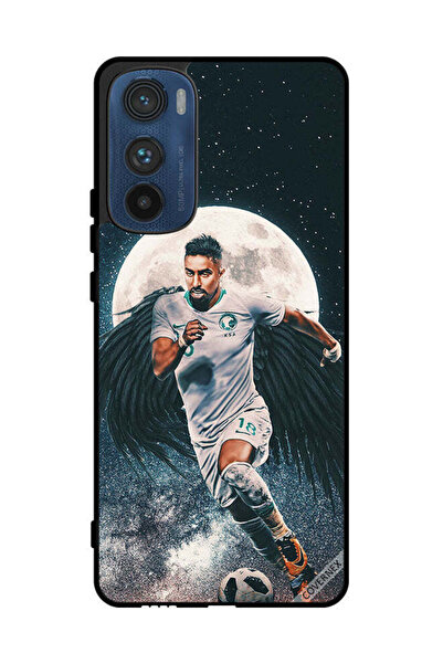 Covernex غطاء حماية لهاتف موتورولا إيدج 30 - سالم الدوسري يحمل كرة قدم