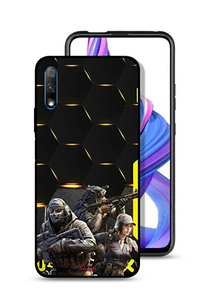 Tolwak غطاء حماية لهاتف Honor 9X (الصين) بخلفية Cyberpunk