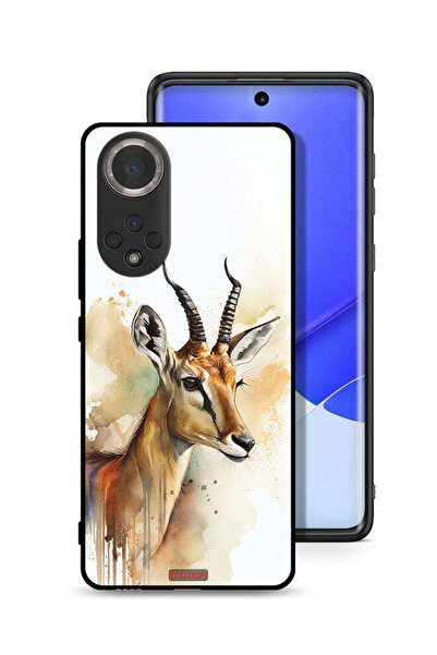 Tolwak غطاء حماية لهاتف Honor 50 بتصميم فن تجريدي للغزلان