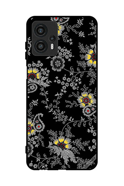 Covernex غطاء حماية لهاتف موتورولا موتو جي 13 بخلفية زهور فنية