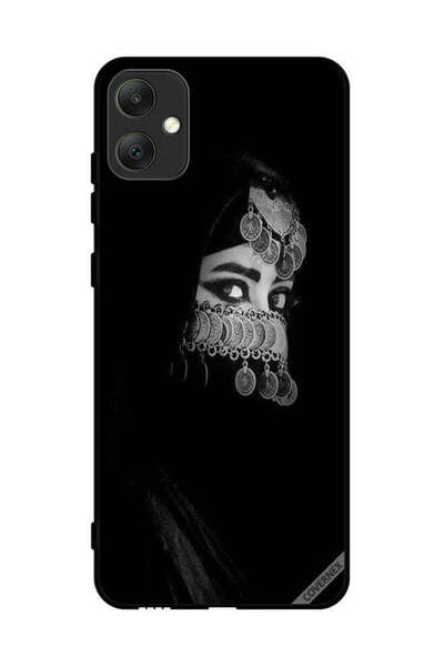Covernex غطاء حماية لهاتف سامسونج جالاكسي A05، فتاة ذات عيون جميلة ووجه مجوهرات