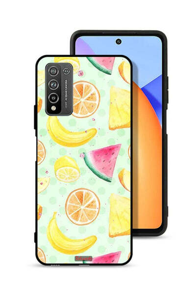 Tolwak غطاء حماية لهاتف Honor 10X Lite برسومات فواكه وألوان مائية