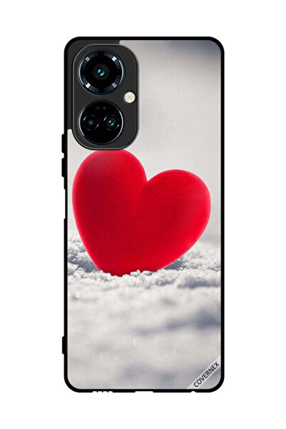 Covernex غطاء حماية لهاتف تكنو كامون 19 برو - قلب أحمر جميل