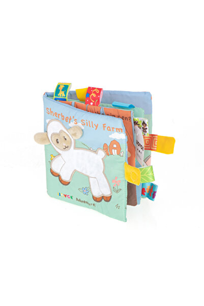 Ikonka Cartea senzoriala pentru copii, Aventurile oilor, 8 pagini, +3 ani, 14...