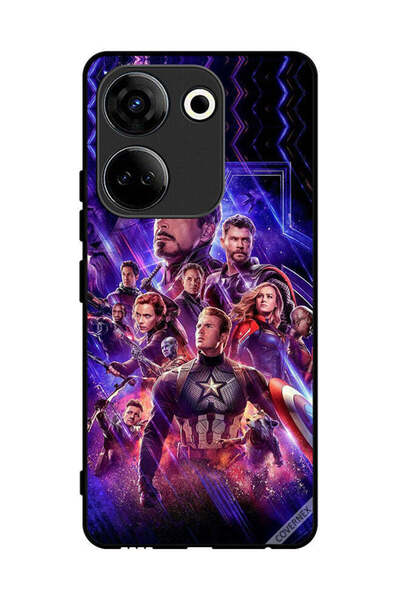 Covernex غطاء حماية لهاتف تكنو كامون 20 - خلفيات أفينجرز إند جيم