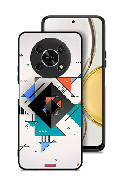 Tolwak غطاء حماية لهاتف Honor X30 5G بأشكال مربعة ومثلثة ونمط تجريدي
