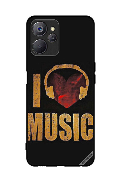 Covernex غطاء حماية لهاتف Realme 10 Vintage I Love Music