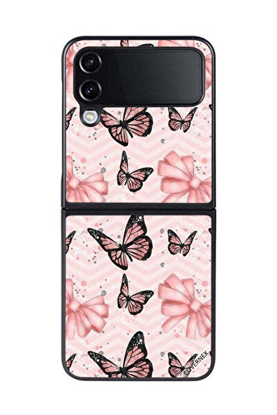 Covernex غطاء حماية لهاتف سامسونج جالاكسي زد فليب 4 بخلفية فراشات