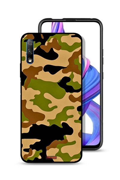 Tolwak غطاء حماية لهاتف Honor 9X (الصين) بنمط رقمي تجريدي مموه