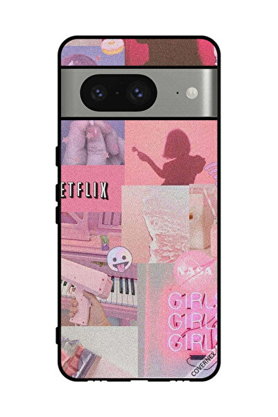 Covernex غطاء حماية لهاتف جوجل بيكسل 8 - مشبك فني للبنات