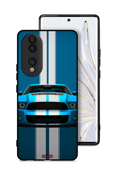 Tolwak غطاء حماية لهاتف Honor 70 بتصميم سيارة فنية تجريدية