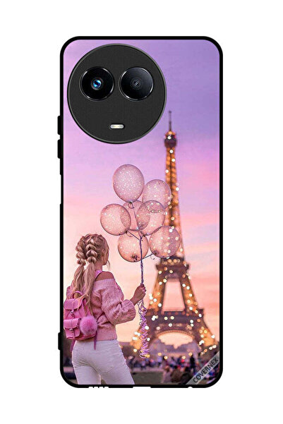 Covernex غطاء حماية لهاتف Realme 11 5G فتاة تحمل بالونات