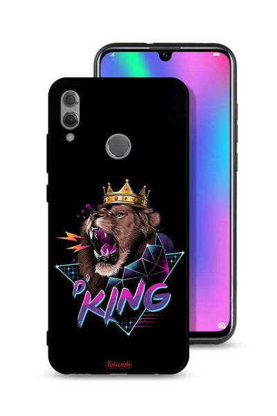 Tolwak غطاء حماية لهاتف Honor 10 Lite برسومات الأسد الملك