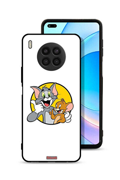 Tolwak غطاء حماية لهاتف Honor 50 Lite بتصميم توم وجيري