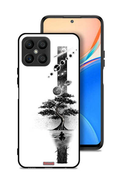 Tolwak Honor X8 4G Protective Case Cover Earth Space Art