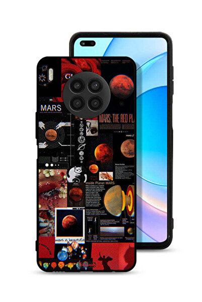 Tolwak غطاء حماية لهاتف Honor 50 Lite بتصميم Mars Art