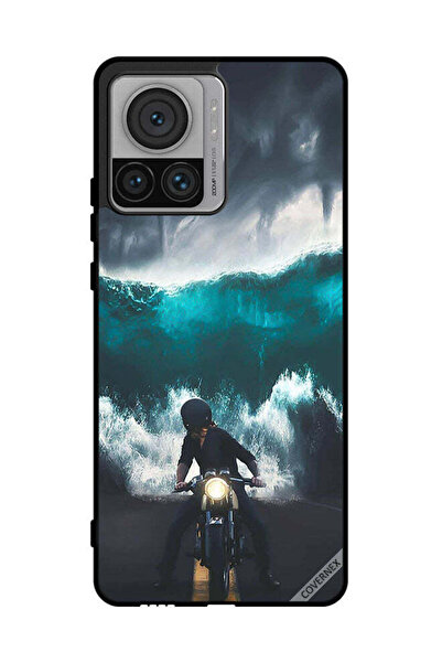 Covernex غطاء حماية لهاتف موتورولا إيدج 30 ألترا برسومات موجة الماء