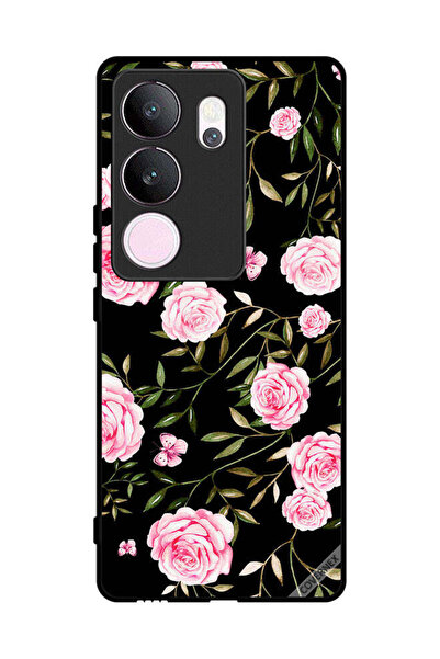 Covernex Protective Case Cover For vivo V29 Pro Rose In Bunches Of Small Leaves