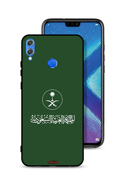 Tolwak غطاء حماية لهاتف Honor 8X بشعار المملكة العربية السعودية