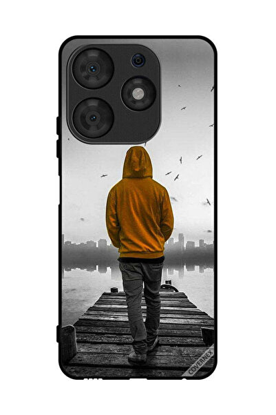 Covernex غطاء حماية لهاتف تكنو سبارك 10 برو - حزين - يمشي