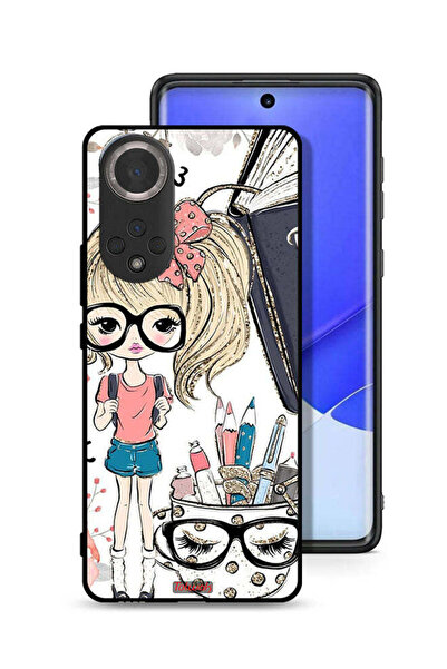 Tolwak غطاء حماية لهاتف Honor 50 بتصميم فتاة وحيد القرن