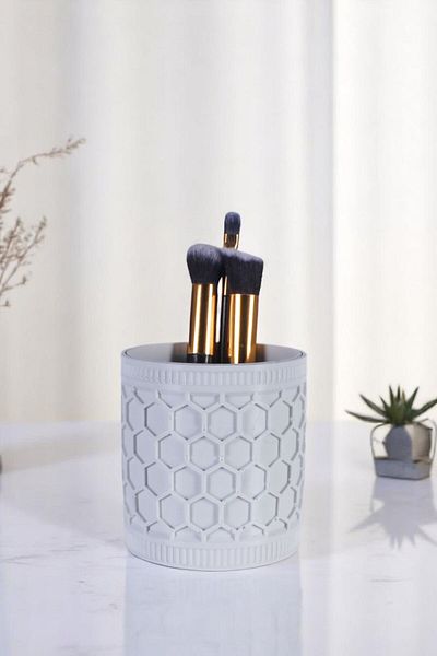 Evene Organizer μακιγιάζ Θήκη για πινέλο μακιγιάζ Organizer Organizer Λευκό Χρώμα Μοντέλο 81