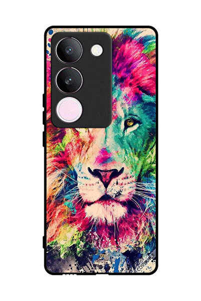 Covernex غطاء حماية لهاتف vivo V29 بتصميم Lion Paint Art