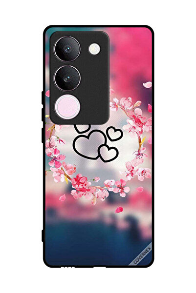 Covernex غطاء حماية لهاتف فيفو V29 - مشبك فني على شكل قلوب