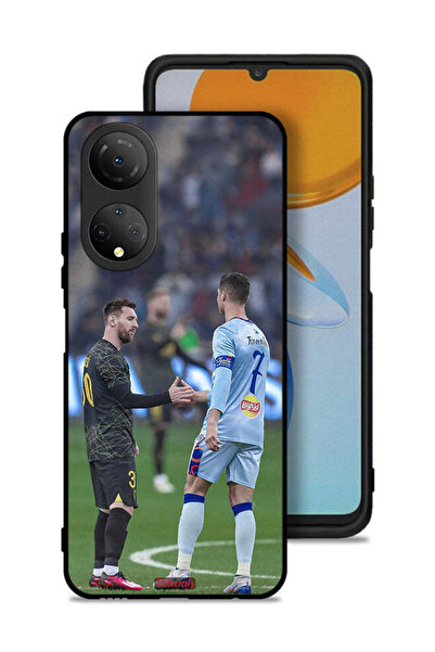 Tolwak غطاء حماية لهاتف Honor X7 ميسي ورونالدو