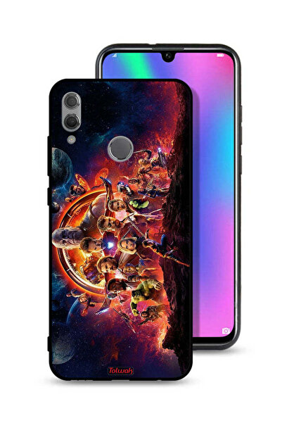 Tolwak غطاء حماية لهاتف Honor 10 Lite بتصميم Avengers